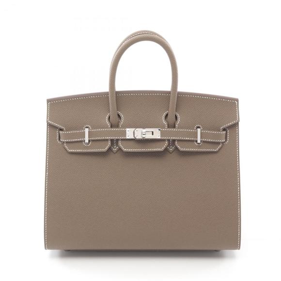 Hermes HERMES Birkin 25 Etoupe Handbag Bag Epsom Leather Women's Brown - Picture 2 of 8